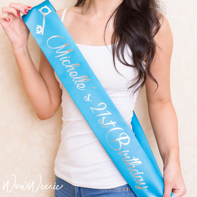 Personalised Birthday Sashes - WowWee.ie Personalised Gifts