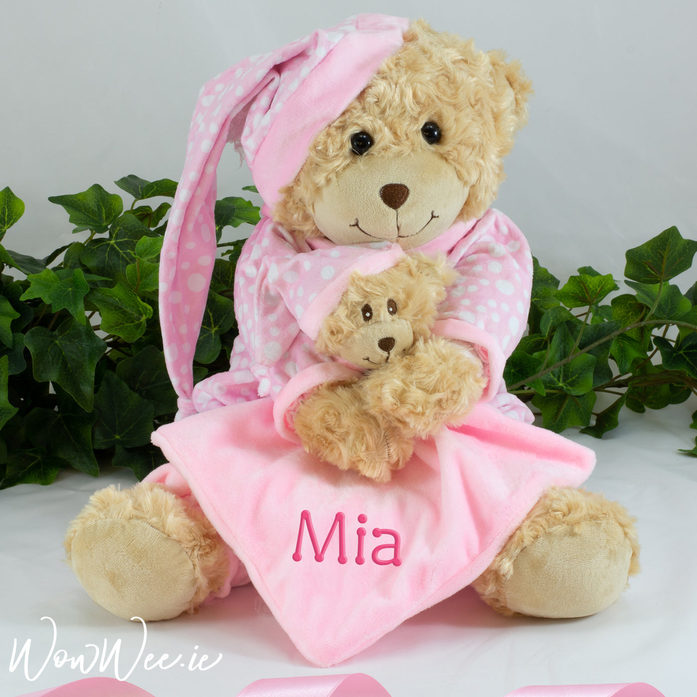 Personalised Teddy Bear - Bedtime Girl - WowWee.ie Personalised Gifts