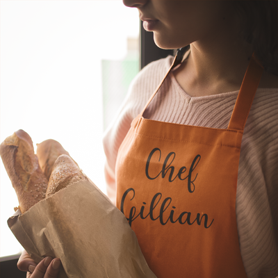 Personalised Apron with Pocket - Chef - WowWee.ie Personalised Gifts