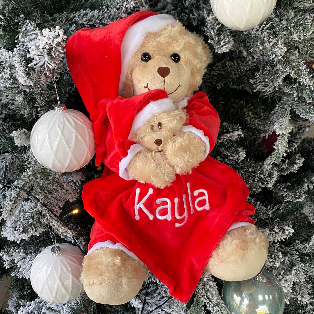 Personalised Teddy Bear - Christmas Bedtime Bear