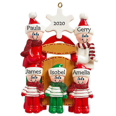 Personalised Christmas Tree Decoration - Sledding 5 - WowWee.ie Personalised Gifts