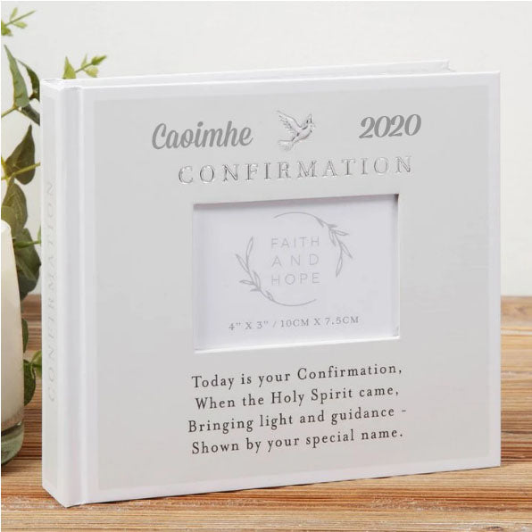 Personalised Confirmation Photo Album - Faith & Hope - WowWee.ie Personalised Gifts