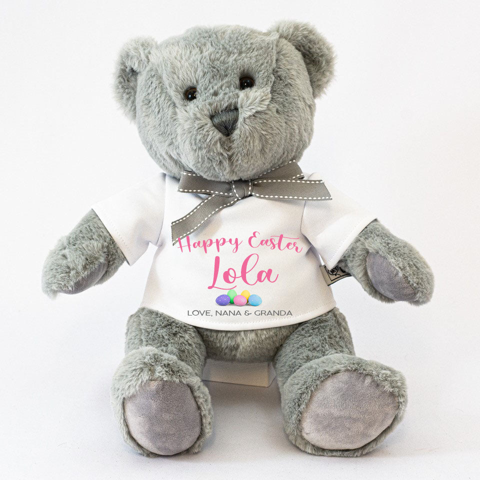 Personalised Easter Teddy Bear - Girl - WowWee.ie Personalised Gifts