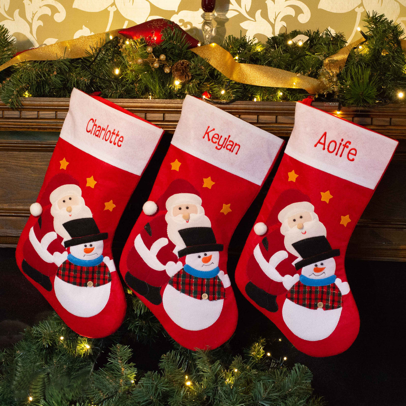 Bring some Christmas magic into your home this year with a Personalised Felt Christmas Stocking beautifully embroidered with a name of your choice specially for you by WowWee.ie 