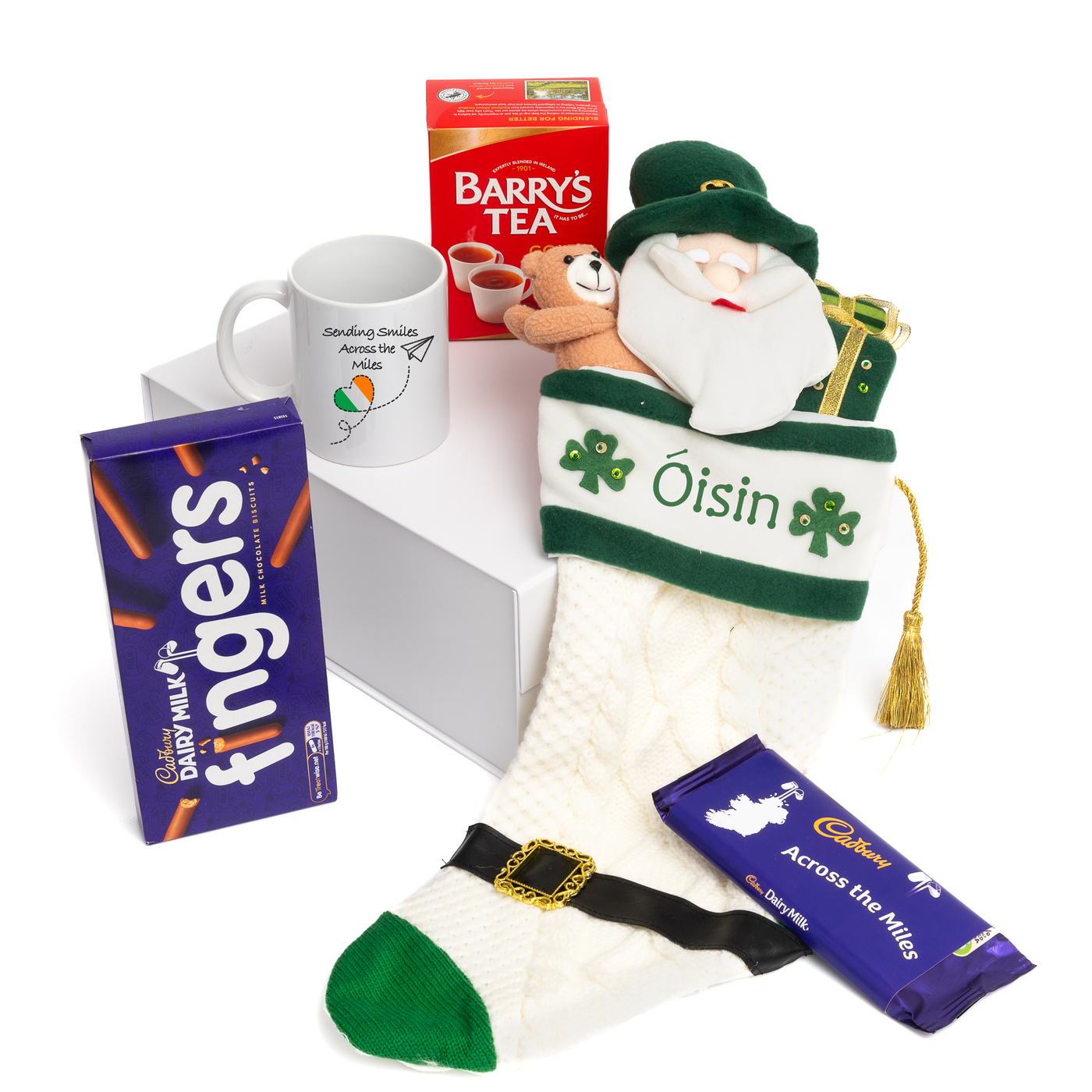 Personalised Irish Gift Set - Across the Miles at Christmas
