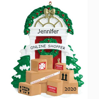 Personalised Christmas Ornament - Online Shopper - WowWee.ie Personalised Gifts