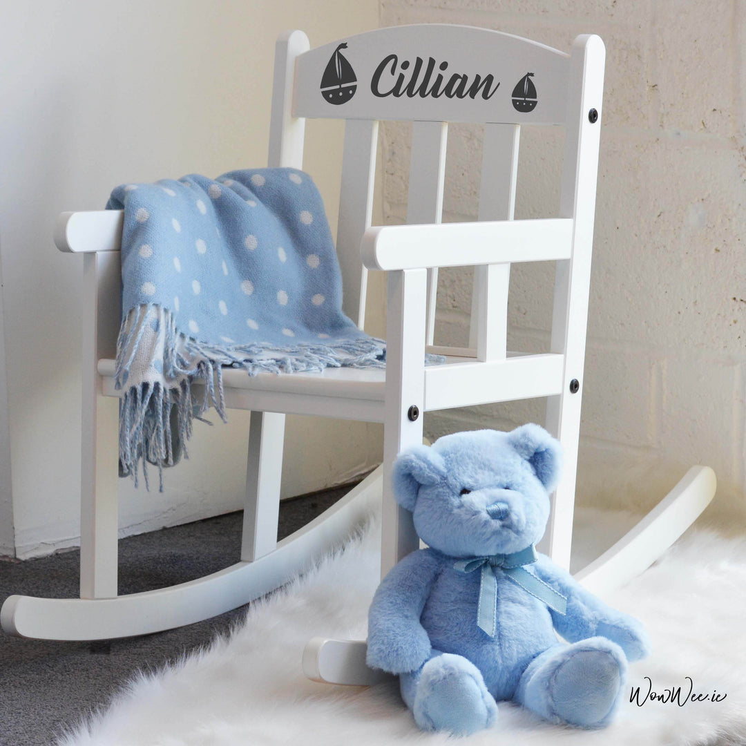 Personalised Rocking Chair for Little Boys - WowWee.ie Personalised Gifts