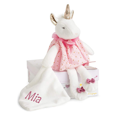 Personalised Unicorn Comforter - Deluxe Gift Box