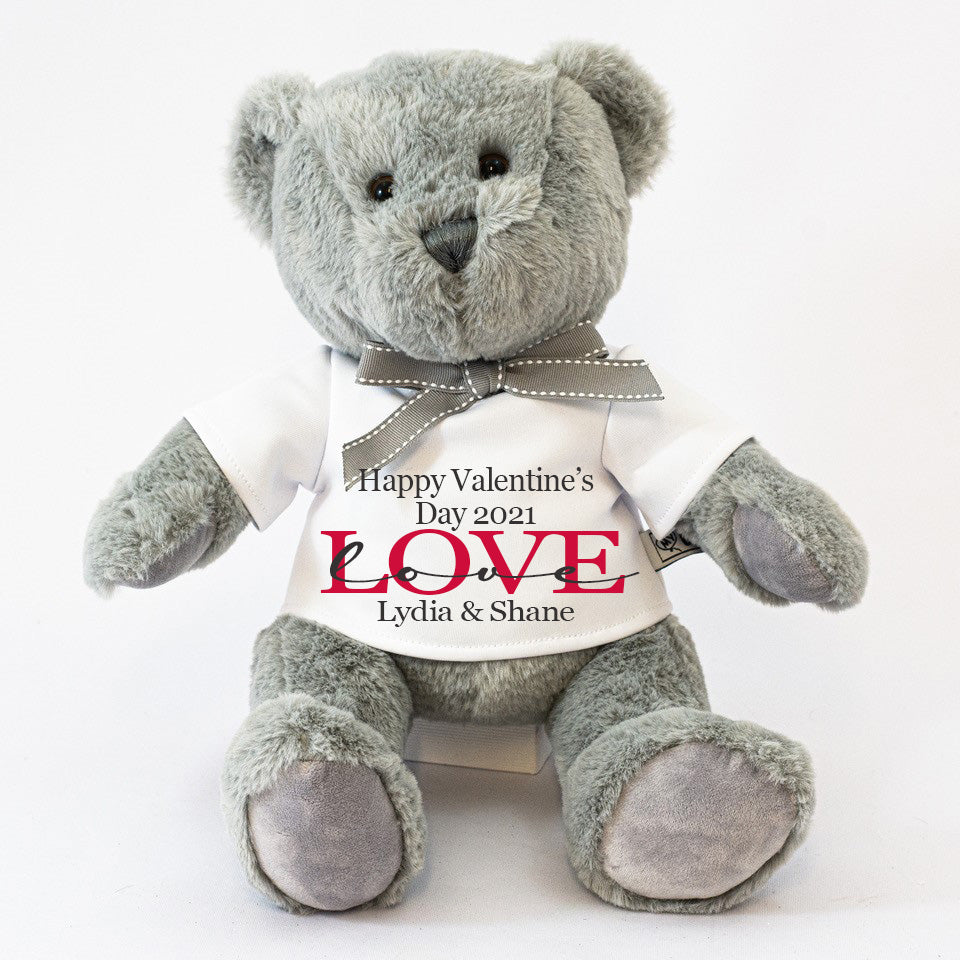 Personalised Teddy Bear for Valentine's Day - WowWee.ie Personalised Gifts