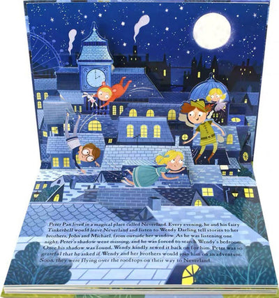 Peter Pan Fairy Tale Pop-Up Book for Children