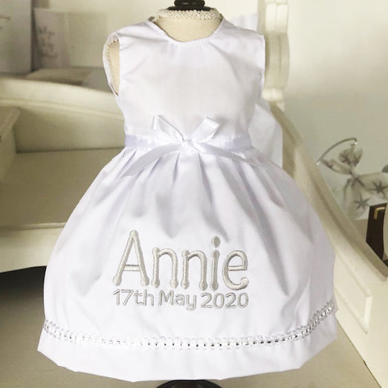Personalised Communion White Dress - FREE SHIPPING - WowWee.ie Personalised Gifts